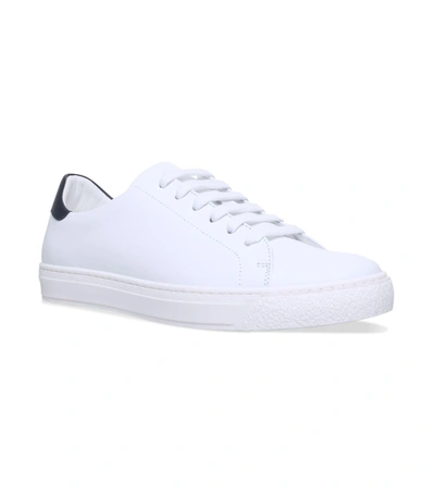 Shop Anya Hindmarch Smiley Sneakers In White