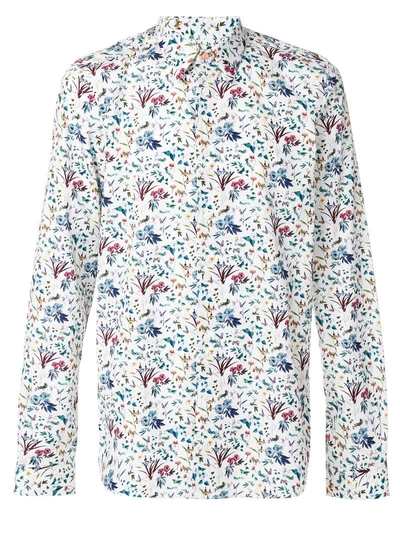 Shop Ps By Paul Smith Floral Print Shirt