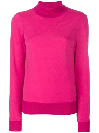 Shop Joseph Contrast Trim Turtleneck Sweater