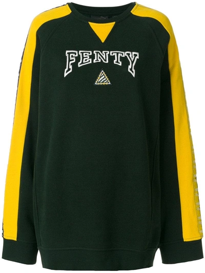 Fenty X Puma Fenty Puma By Rihanna Fenty Puma By Rihanna Fenty Puma By  Rihanna Oversized Sweatshirt In Verde | ModeSens