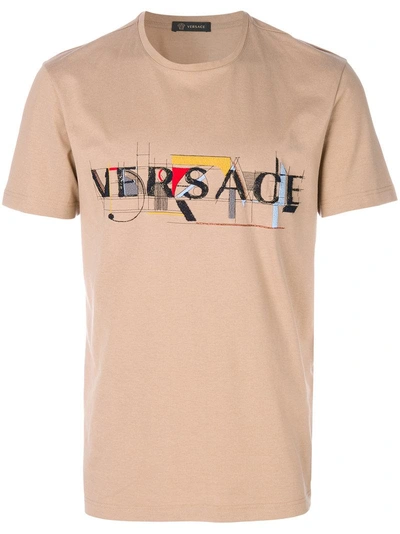 Shop Versace Abstract Print T-shirt