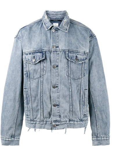 Shop Ksubi Oh G Acid Trip Trash Denim Jacket