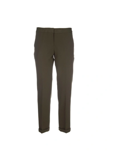 Shop Michael Michael Kors Slim-fit Cropped Trousers