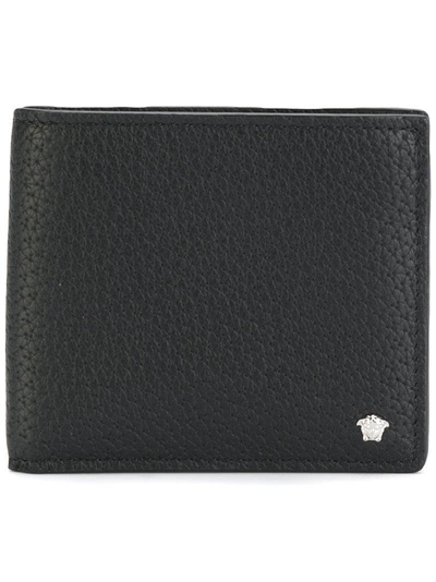 Shop Versace Medusa Bi-fold Wallet - Black