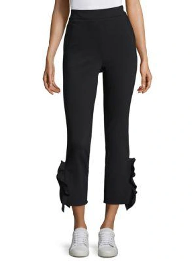 Shop Opening Ceremony William Flounce Trousers In Black