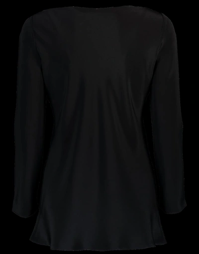 Shop Peter Cohen Silk Par Tunic In Black