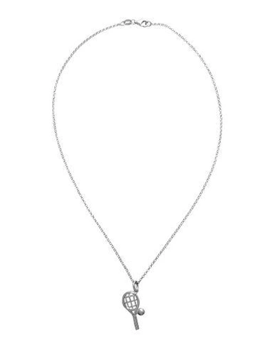 Shop Ilenia Corti Vernissage Necklaces In Silver