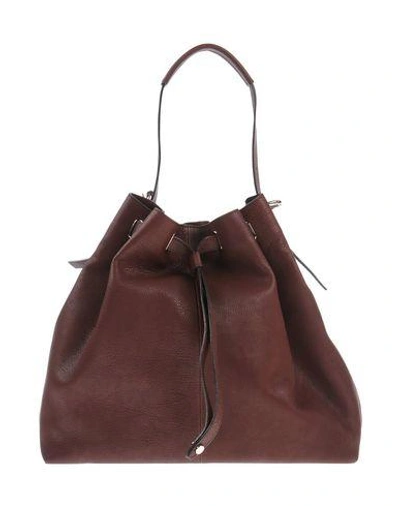 Shop Orciani Handbag In Cocoa