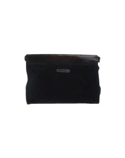 Shop Santoni Handbag In Black