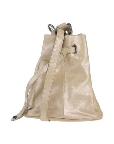 Shop Orciani Cross-body Bags In Beige