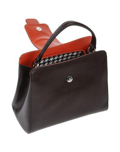 Shop Braccialini Handbag In Dark Brown