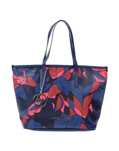 Shop Armani Jeans Handbags In Dark Blue