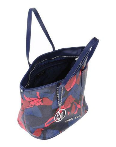 Shop Armani Jeans Handbags In Dark Blue