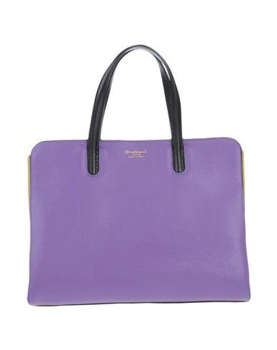 Shop Cruciani Handbag In Purple