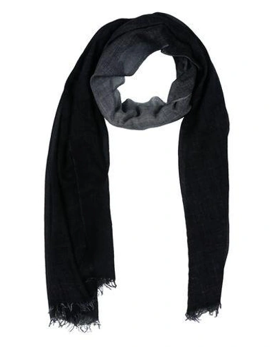 Shop Aragona Oblong Scarves In Black