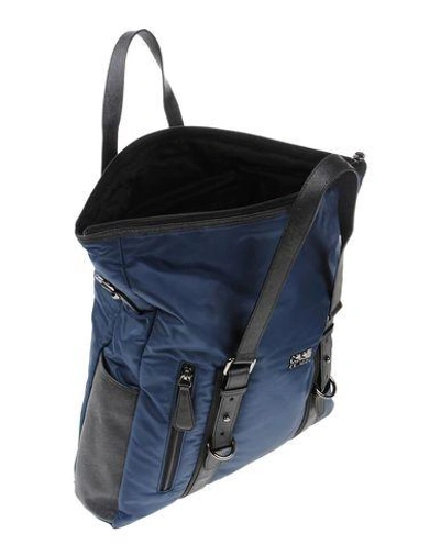 Shop Class Roberto Cavalli Handbags In Dark Blue