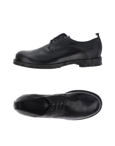 Shop Luca Valentini Laced Shoes In Black