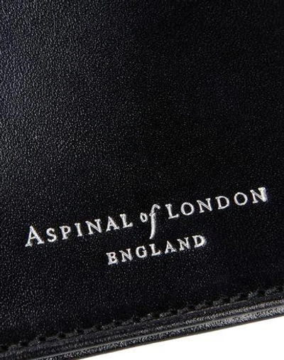 Shop Aspinal Of London Document Holders In Black