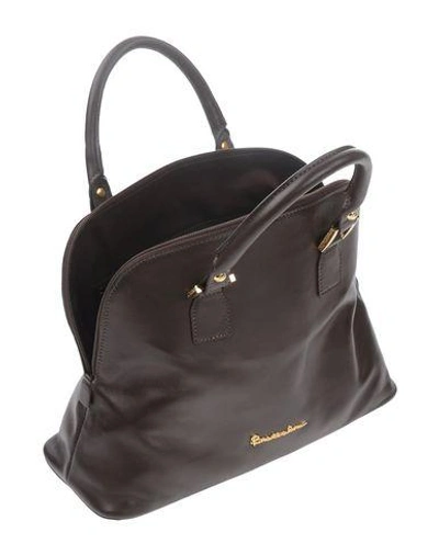 Shop Braccialini Handbag In Dark Brown