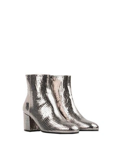 Shop Paris Texas Ankle Boots In Silver