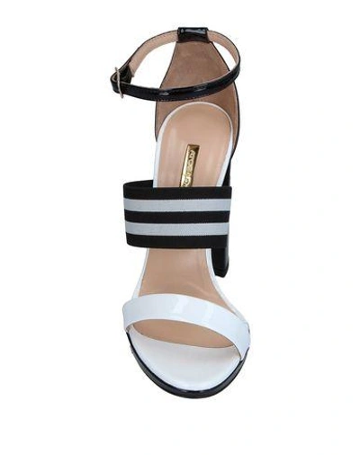 Shop Atos Lombardini Sandals In White