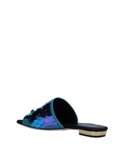 Shop Sebastian Sandals In Turquoise