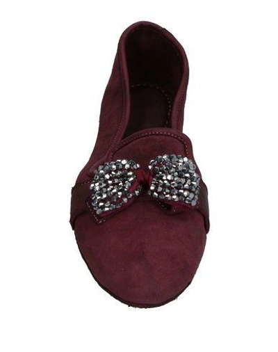 Shop Pantofola D'oro Loafers In Maroon