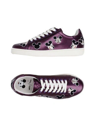 Shop Moa Master Of Arts Moaconcept Woman Sneakers Purple Size 6.5 Soft Leather
