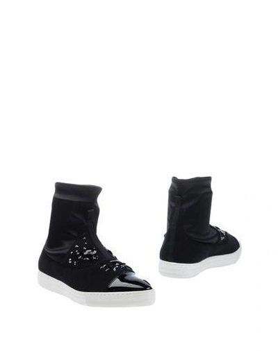 Shop Alberto Guardiani Ankle Boots In Black