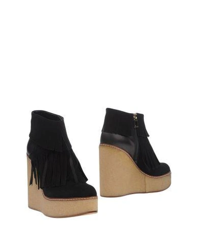 Shop Atos Lombardini Ankle Boot In Black