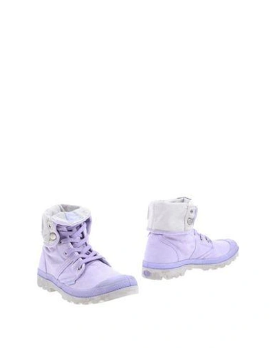 Shop Palladium Ankle Boot In Lilac