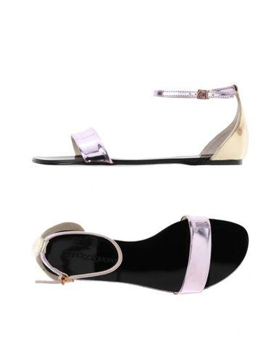 Shop Anna Baiguera Sandals In Lilac