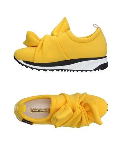 Shop Atos Lombardini Sneakers In Yellow
