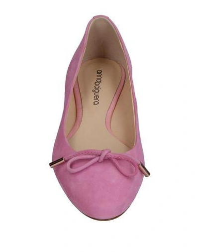 Shop Anna Baiguera Ballet Flats In Pink