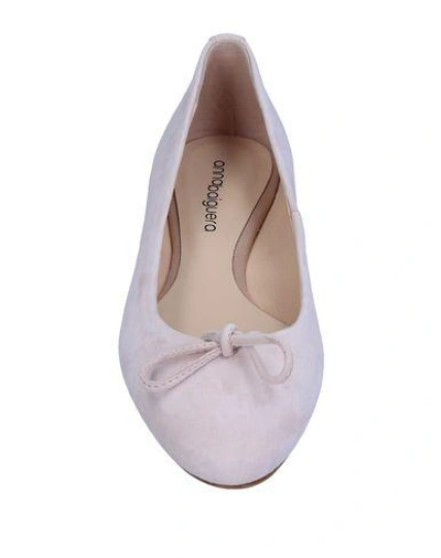 Shop Anna Baiguera Ballet Flats In Light Pink