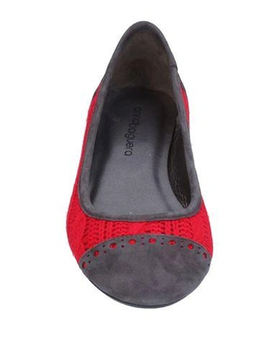 Shop Anna Baiguera Ballet Flats In Red