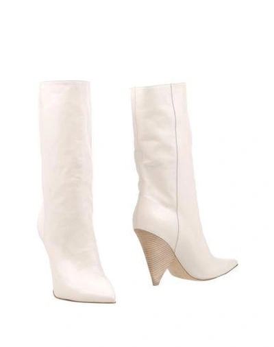 Shop Aldo Castagna Ankle Boots In Ivory