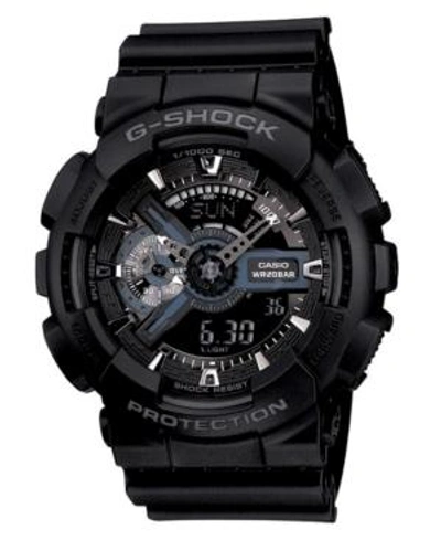 Shop G-shock Men's Analog Digital Black Resin Strap Watch, 55mm Ga110-1b