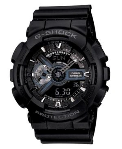 G-shock Men's Analog Digital Black Resin Strap Watch, 55mm Ga110-1b In Black