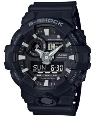 Shop G-shock Men's Analog-digital Black Resin Strap Watch 53x58mm Ga-700-1b
