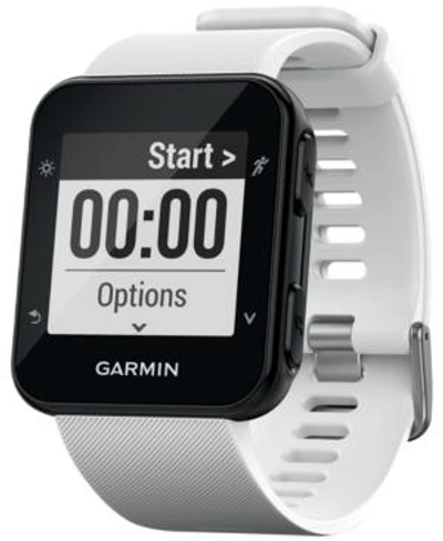 Shop Garmin Unisex Forerunner 35 White Silicone Strap Smart Watch 41mm