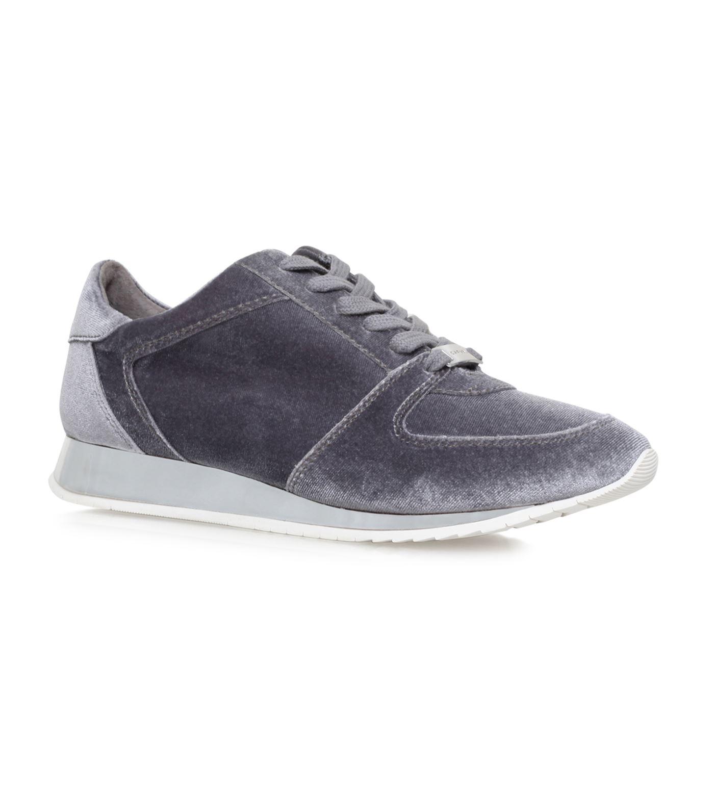 carvela grey trainers