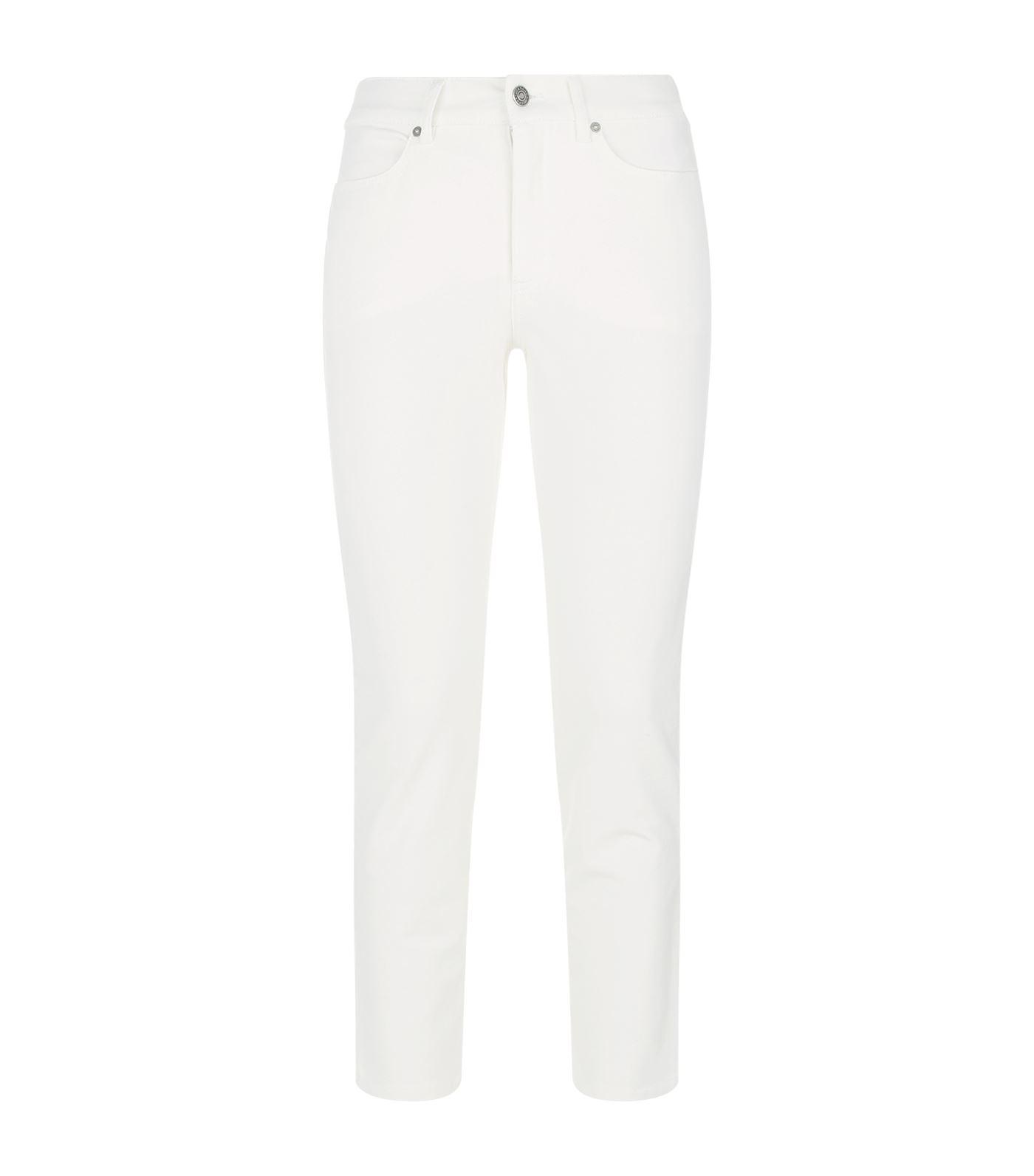 escada white jeans