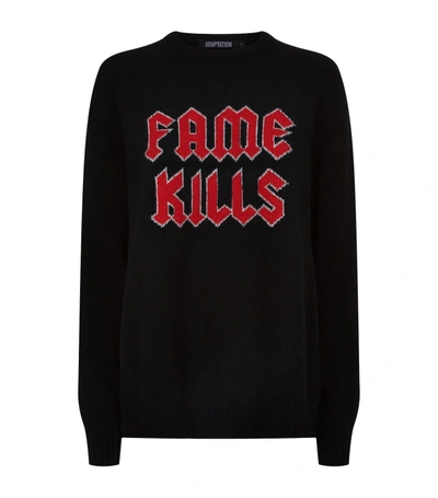 Shop Adaptation Fame Kills Sweater In Black