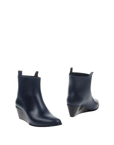 Shop Kartell Ankle Boot In Blue