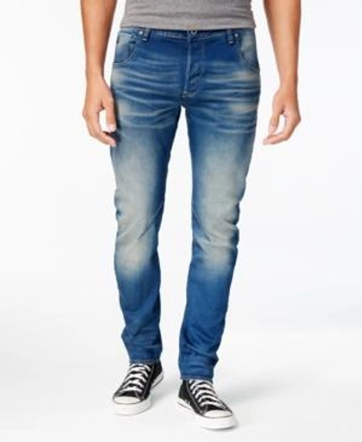 Shop G-star Raw Men's Arc 3d Slim-fit Stretch Jeans In Medium Age