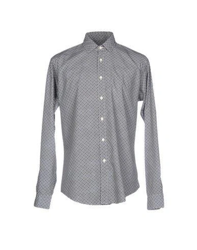 Shop Brian Dales Man Shirt Midnight Blue Size 16 Cotton