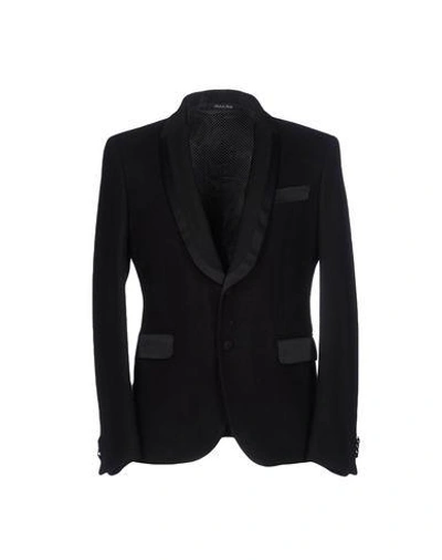 Shop Brian Dales Man Blazer Black Size 42 Wool, Polyamide