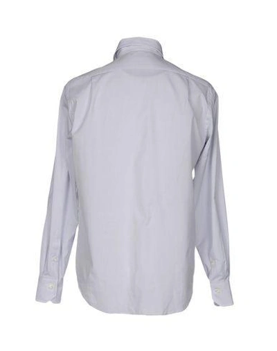 Shop Carlo Pignatelli Solid Color Shirt In Light Grey