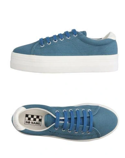 Shop No Name Trainers In Slate Blue